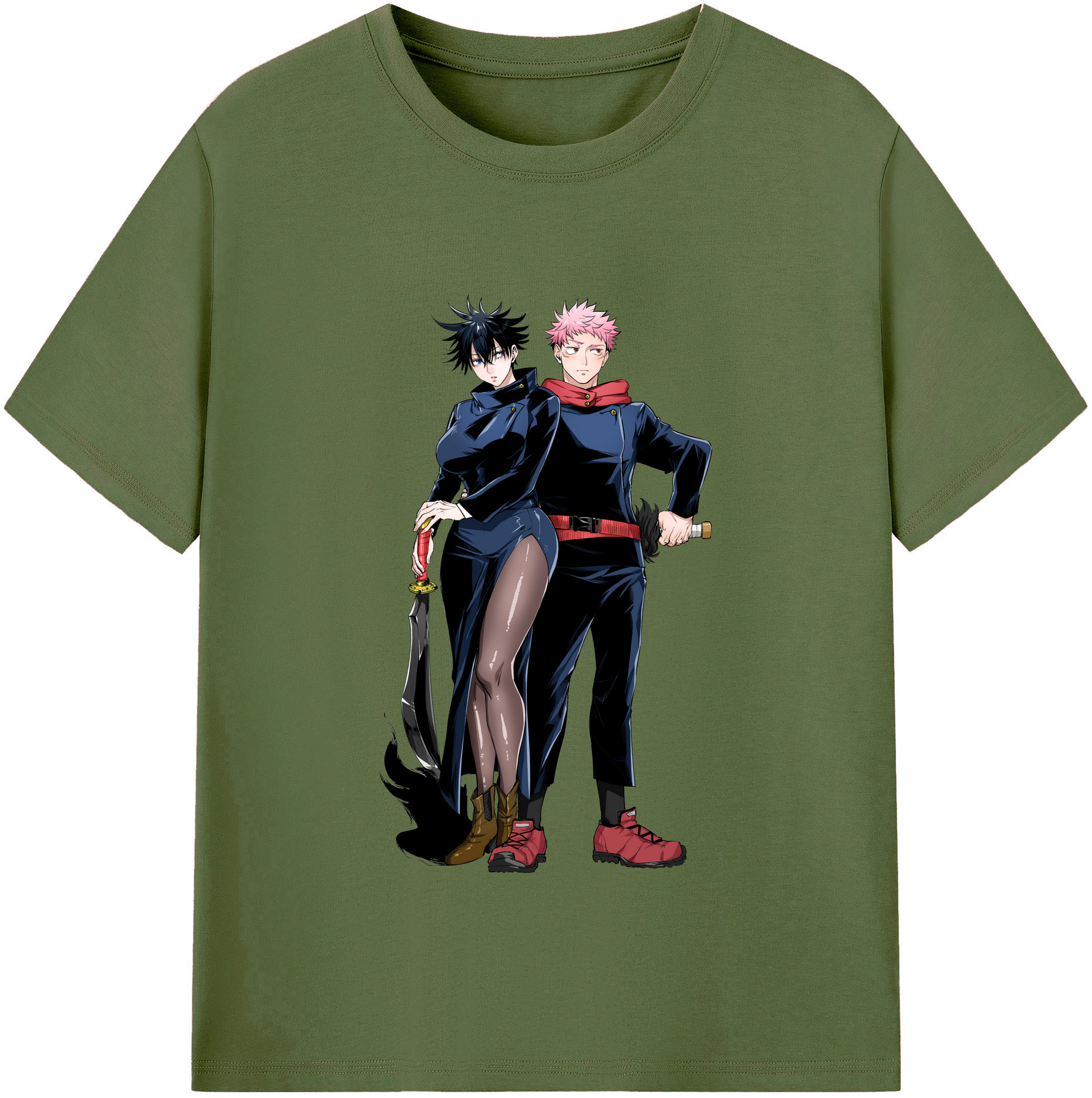 （画像用） 呪術廻戦 Jujutsu Kaisen 綿100％半袖Tシャツ（フロントプリント）